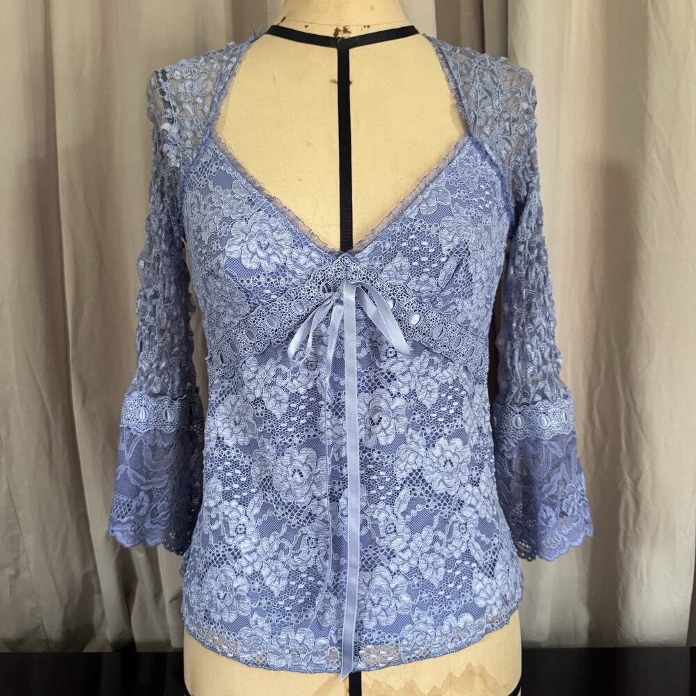 Ann Ferriday Vintage Sweetheart Empire Top S/ M